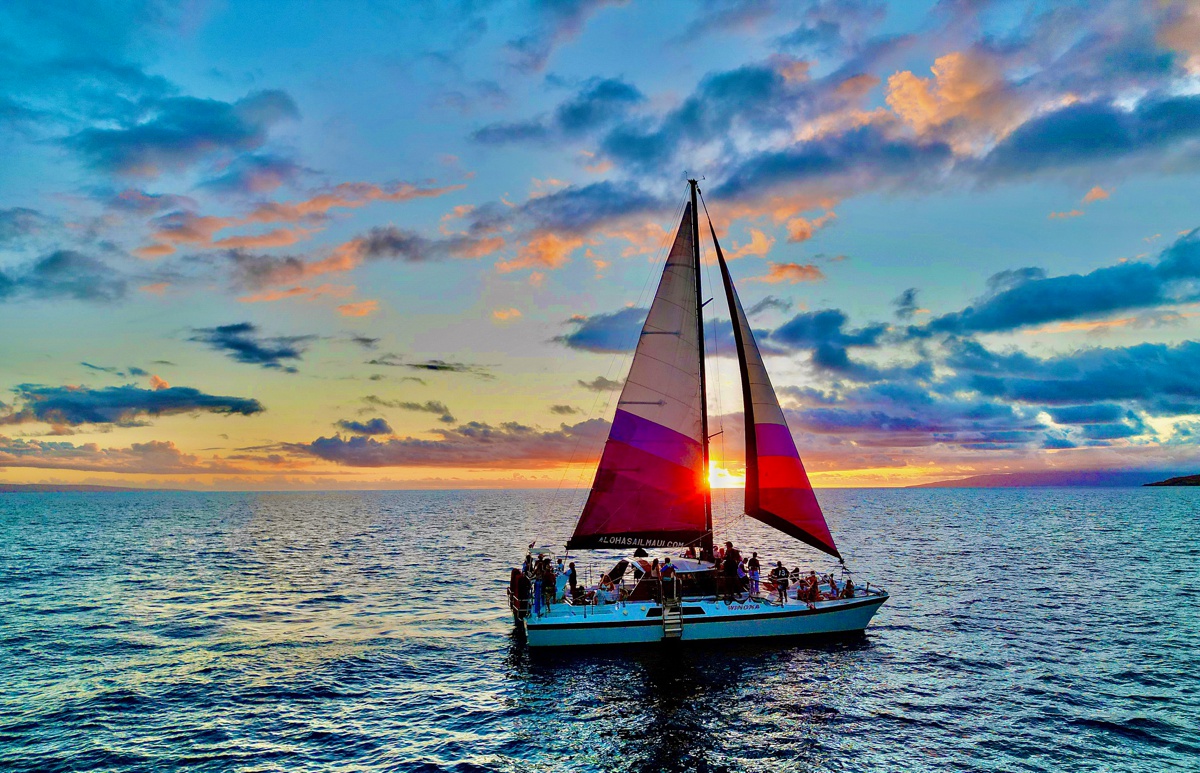 Maui sunset sail